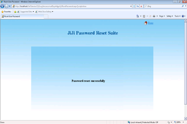 Self Service Password Reset